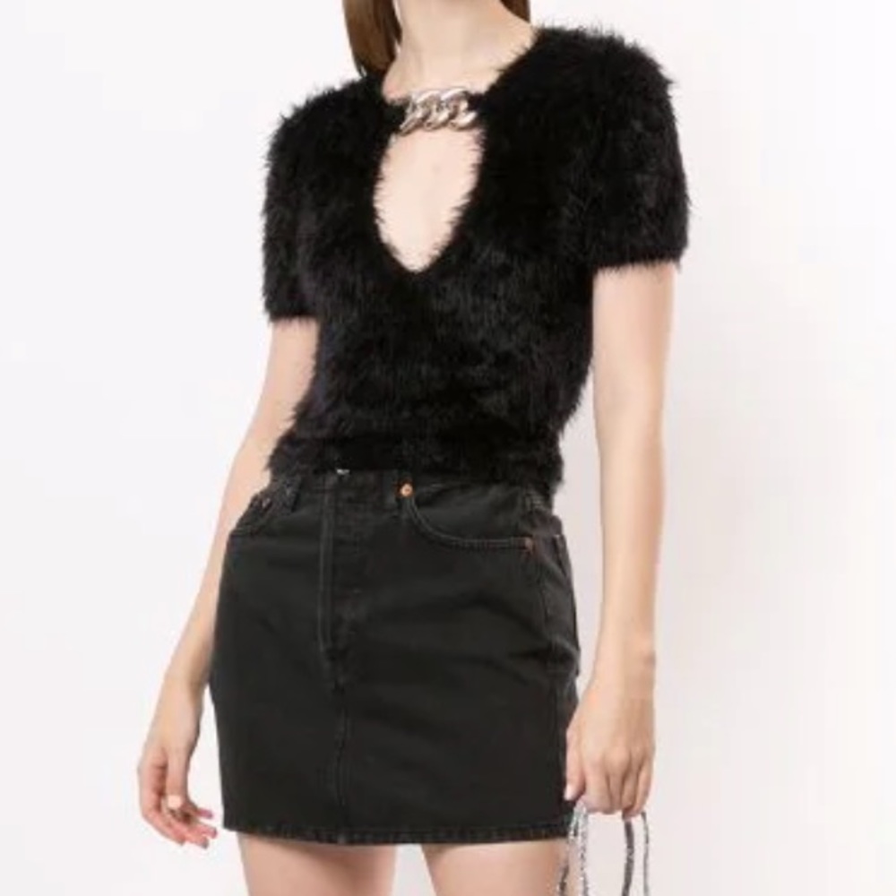 Alexander Wang Chain Linked Cropped Top - image 1